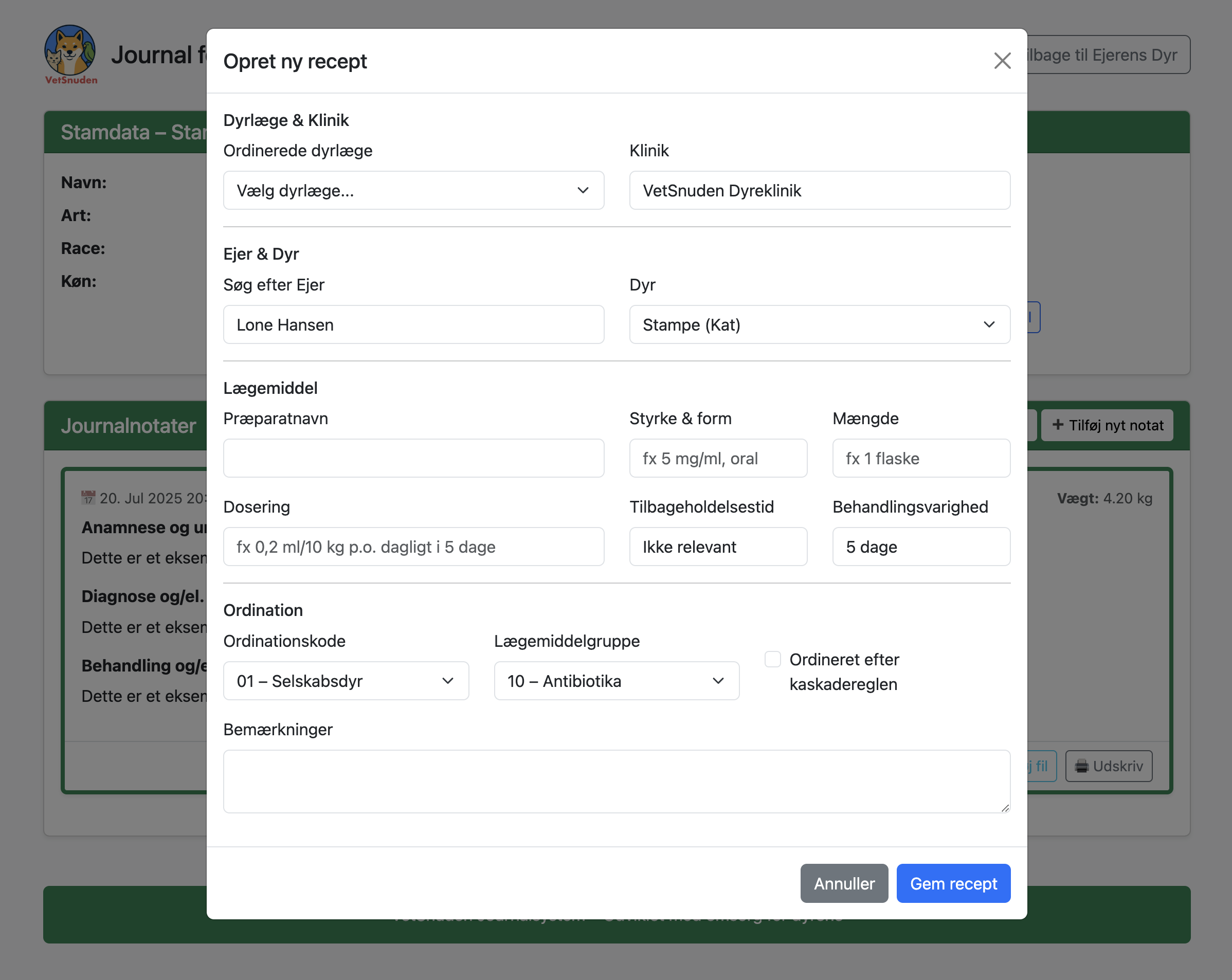 VetSnuden Screenshot